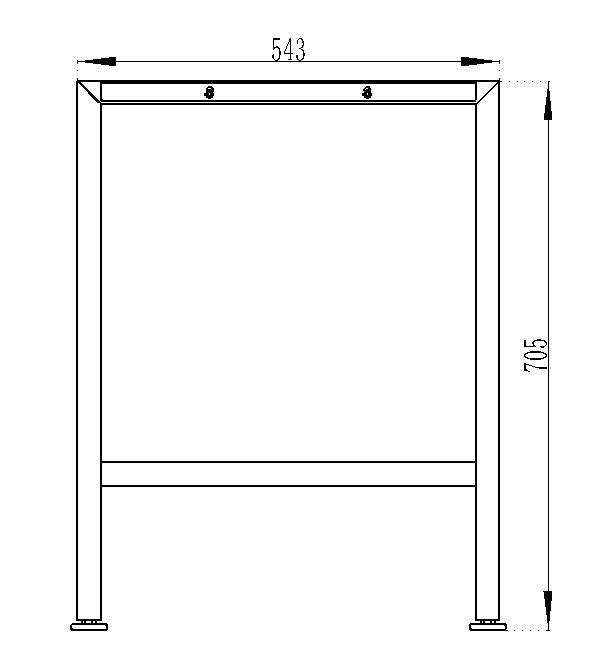 Pieds de table HMS35