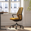 Chaise de bureau pivotante en maille ergonomique inclinable moderne, appui-tête réglable, avec fonction de levage, tissu composé de métal et de nylon