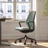 Chaise de bureau pivotante en maille ergonomique inclinable moderne, appui-tête réglable, avec fonction de levage, tissu composé de métal et de nylon