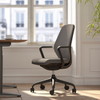 Chaise de bureau pivotante en maille ergonomique inclinable moderne, appui-tête réglable, avec fonction de levage, tissu composé de métal et de nylon