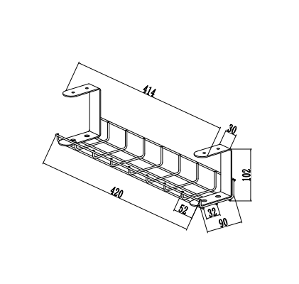 Dessin de gestion des câbles 